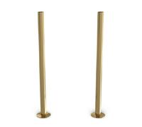 Uk Radiators Polished & Lacquered Radiator Pipe Covers 300mm Polished Brass Talus