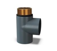 Uk Radiators Radiator T-Piece 1/2Bsp Anthracite Talus