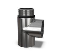 Uk Radiators Radiator T-Piece 1/2Bsp Chrome Talus