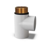 Uk Radiators Radiator T-Piece 1/2Bsp White Talus