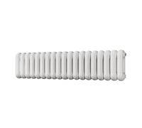 Uk Radiators Sherwood Round Tube Horizontal Traditional Cast-Iron Style Radiator White Btu2378 - (H) 300 X (W) 1340mm