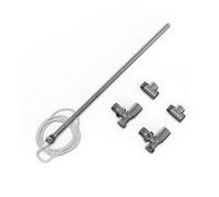 Uk Radiators Talus Dual Fuel Towel Rail Kit Standard Chrome - 500W