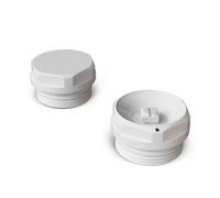 UK RADIATORS - Talus Radiator Bleed Valve Blanking Plug - Efficient Heating Solution - Easy Installation - (White)