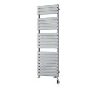 Uk Radiators Typhoon Flat Thermostatic Wifi Dual Fuel Heated Bathroom Towel Rail Silver Btu2699 - (H) 1564 X (W) 500mm