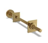 UK Radiators Wall Stay Bracket for Radiator - Brass Column Radiator Support | Polished Brass Finish - Solid Brass 260mm Wall Stay - Sturdy Support Bracket for Radiators, Easy Installation
