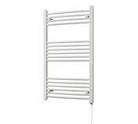 Uk Radiators Zennor White Standard Heated Towel Rail Curved Ladder Bathroom Radiator 500W - (H) 1000 X (W) 600mm