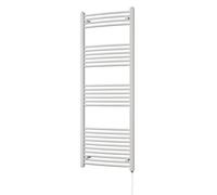 Uk Radiators Zennor White Standard Heated Towel Rail Curved Ladder Bathroom Radiator 800W - (H) 1600 X (W) 600mm