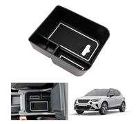 [UK RHD] GAFAT Seat Arona/Seat Ibiza 6F KJ1 Facelift 2017-2024 2025 Centre Console Storage Box, Seat Arona Armrest Organiser Tray Glove Box, Seat Arona Accessories (White)