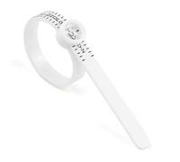 UK Ring Sizer Measure, Sizes A-Z with Magnifying Glass Adjustable Ring Measurement Tool for Men and Women