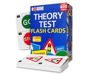 UK Road Signs Theory Test Flash Cards - Reviewed and Updated for 2026, 101 Revision Cards with 202 Traffic Signs and Meanings for Learner Drivers