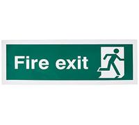 UK Safety Store FE.16E-SA Fire Exit Running Man Right Sign 300mm x 100mm - Self Adhesive