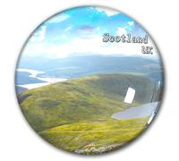 UK Scotland Fridge Magnet Refrigerator Stickers Decorative Magnet Travel Souvenir Glass