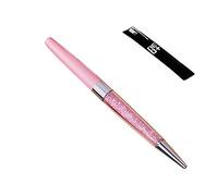 UK Seller ! Crystal Ballpoint Pen Made with 140 Sparkling Crystal Elements. Pen refill and pen pouch included. (PINK)