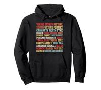 UK Shipping Forecast Funny British Waters Radio Broadcast Pullover Hoodie