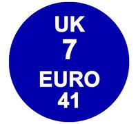 UK Shoe Size Stickers, UK 7 / Euro 41, 1000