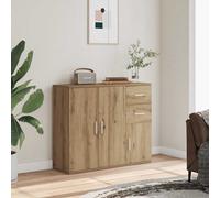 UK Sideboard Home Storage Side Cabinet Cupboard Highboard Engineered Wood vidaXL