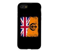 UK Sikh Flag Punjabi Khalsa Pride Design Case for iPhone SE (2020) / 7/8