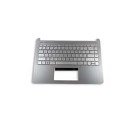 UK Silver keyboard and palmrest - HP 14S-DQ1020NA