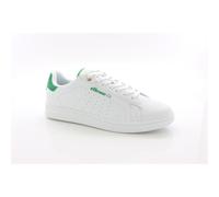 (UK Size 10, White/Green) ellesse Men's LS292S Cupsole Classic Stylish Comfort Lace Up Sneaker Trainers