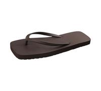 UK Size 4.5 Slim Flip Flop for Women Summer Beach Vacation Basic Clasicc Thong Sandals Rubber Shower Slippers Light Weight Solid Colour Sandle Footwear 002_Brown
