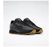 Reebok Men Classic Leather Sneaker, Core Black/Pure Grey 5/Reebok Rubber Gum-03, 5