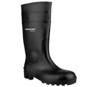 (UK Size 6, Black) Dunlop 142PP Unisex Safety Wellington Boots
