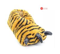 (UK Size 8/9) ShuCentre Men's Novelty Tiger Claw Indoor Slippers