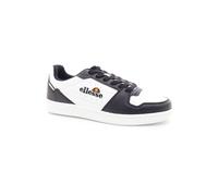 (UK Size 9, White/Black) ellesse Men's Panda Cupsole Classic Stylish Comfort Lace Up Sneaker Trainers