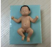 UK SSPro Large 2 Pieces of 3D Sleeping Baby Silicone Mould for Baking and Making Sugarpaste, Soap, Fondant Cake Decorations