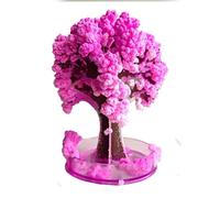 【UK Stock】Mini Christmas Tree Magic Growing, Paper Tree DIY Crystal Growing Kit/Ornaments Decoration Toy Novelty Xmas Gift Boys Girls Science Kits & Toys Learning Guide (1PC) (1pc sakura)