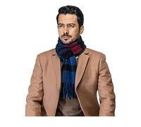 UK_Stone 100% Wool Neckerchief Men's Scarf Plain Checked Stripes Winter Men's Scarf, #20, ♥Material:100% Wolle. Größe: 180*30cm(71"x 12")