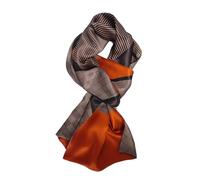 UK_Stone Men 100% Pure Silk Scarf Paisley Houndstooth Vintage checked Pattern Double Layer Gentlemen (#7)
