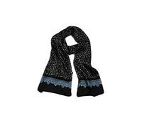 UK_Stone Mens Scarf 100% Silk Scarf Paisley Patterned Scarf Vintage Pattern Scarf For Men 100% Genuine Silk High Grade Silk Satin Scarf (Black)