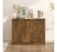 UK Storage Highboard Side Cabinet Engineered Wood Sideboard Cupboard Home vidaXL