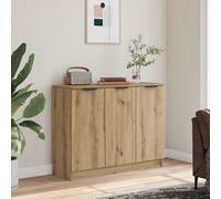UK Storage Highboard Side Cabinet Engineered Wood Sideboard Cupboard Home vidaXL