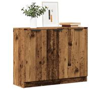 UK Storage Highboard Side Cabinet Engineered Wood Sideboard Cupboard Home vidaXL