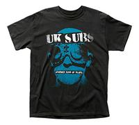 UK Subs Another Kind of Blues T Shirt Mens Rock N Roll Retro Tee Black Black XS