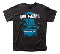 UK Subs Another Kind of Blues T Shirt Mens Rock N Roll Retro Tee Black L