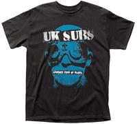 UK Subs Another Kind of Blues T Shirt Mens Rock N Roll Retro Tee Black(Large)