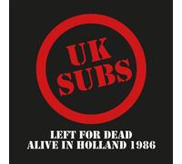 UK SUBS LEFT FOR DEAD ALIVE IN HOLLAND 1986 CLEAR VINYL 2lp new sealed