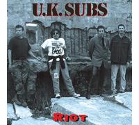 UK Subs - Riot - Vinyl Record 12 Album Coloured Vinyl - 80 - D4z