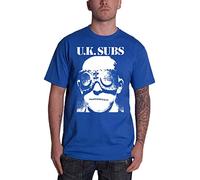 UK Subs T Shirt Another Kind of Blues Band Logo Official Mens Blue S