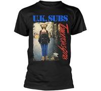 UK Subs Tomorrows Girls Mens T-Shirt Casual Cotton Tees Black Tops XXL