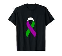 UK Suffragette Ribbon Radical Feminist Design T-Shirt