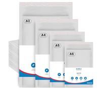 UK SUPPLIES LIMITED 100 Assorted Mix Packs A3 A4 A5 A6 (25 Each Size) White Bubble Padded Envelopes Peal & Seal Ideal for Mailing Goods Packaging Bags Bubble Envelopes Parcel Mailers Postage Mailers