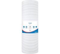UK SUPPLIES LIMITED 750MM (10M 20M 50M) Protective Foam Wrap Roll Soft Moisture-Resistant Packing Foam for Moving & Storage Cushioning for Fragile Items & Delicate Surfaces, 750MM x 10M