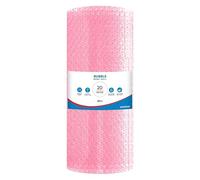 UK SUPPLIES LIMITED Pink Anti Static Bubble Wrap Roll (Pick Any Size), Protective Cushion Packaging for Electronics, Packing, Storage & Shipping Lightweight Shock Absorbing Wrap 750MM x 20M