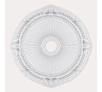 Uk Suspended Ceilings Blossom Banquet Premium Polyurethane Resin Ceiling Rose Medallion - Durable Lightweight Easy Fix - 690mm