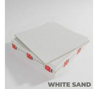 Uk Suspended Ceilings White Sand Acoustic Square Edge Aruba/dune Style Suspended Ceiling Tiles 595mm X 595mm (Pack Of 10)