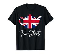 UK Tea Pot Union Jack United Kingdom England Funny Tea T-Shirt